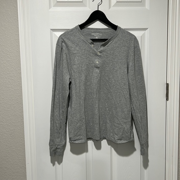 J Crew Mercantile Long Sleeve Henley M - Picture 1 of 4